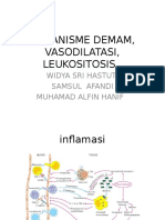 Demam, Vasodilatasi, Leukositosis