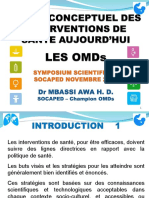 1 Cadre Conceptuel Des Intervention de Santé OMDs Nov2010