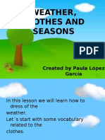 Weather Clothes and Seasons