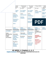 AP Chem Week 1 Agenda