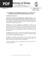 Media Release - DPPCR Announcement (Clynt Ridgell)