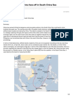 US-China Face-Off in South China Sea