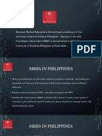 Marainas Medical Education - MBBS in Philippines