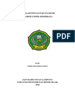 Makalah Regresi Linier Statistik