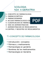 Introducción A La Farmacología para Geriatría