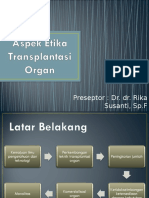 Aspek Etika Transplantasi Organ
