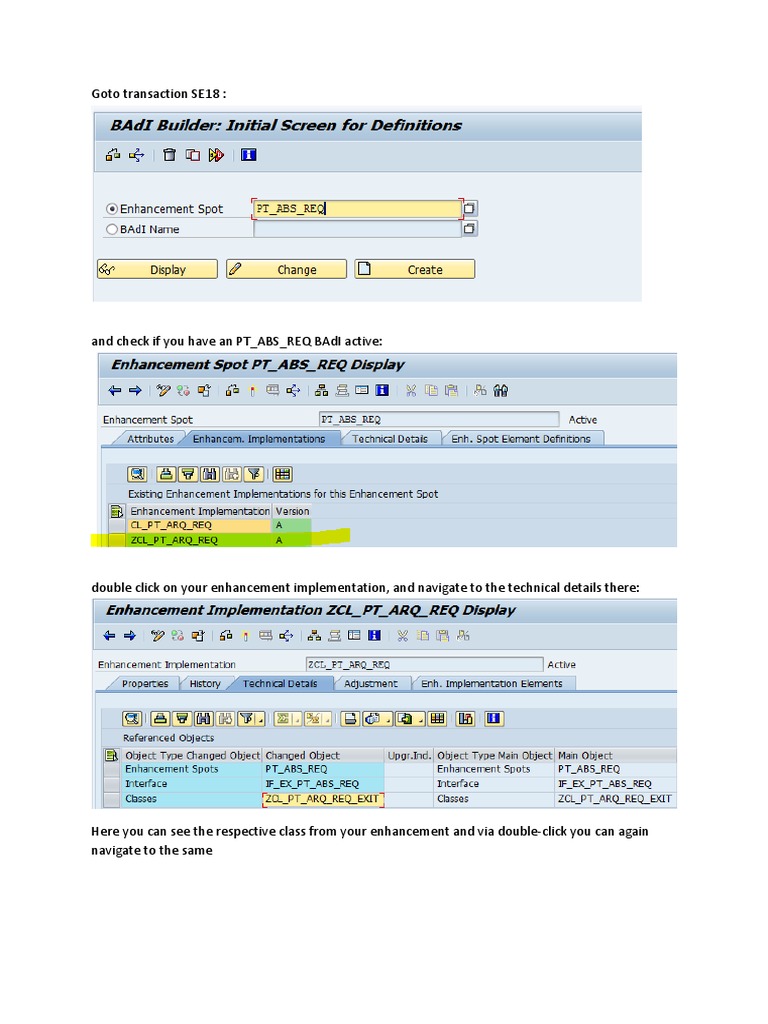 HOWTO Guide BAdI PDF | PDF | Computers