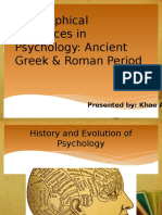 Greek and Roman Period