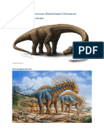 Herbivorous (Plant-Eater) Dinosaurs Dreadnoughtus Schrani