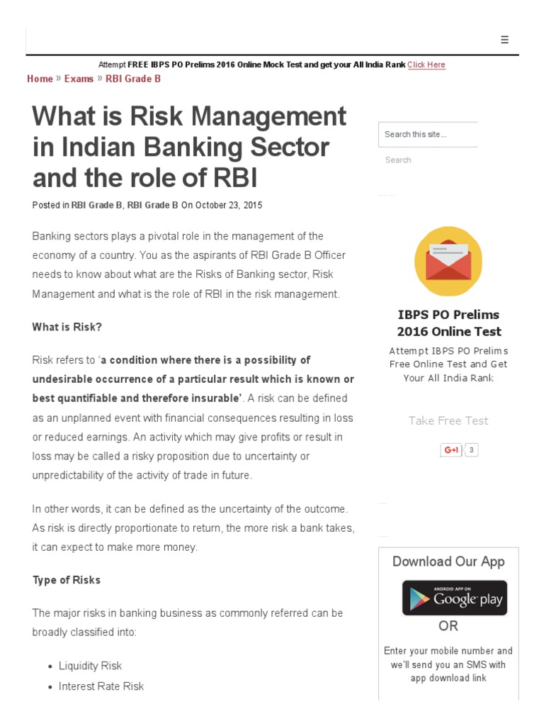 research papers on risk management in indian banks