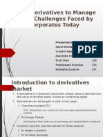Using Derivatives to Manage Risks and Challenges Faced by Corporates