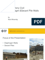 Diaphragm Secant Pile Walls (Wharmby SESoc 2010) PDF