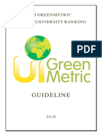 UI Greenmetric Guideline 2015
