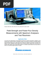 One-Man RF Power Flux Basic Measurements With A Spectrum Analyzer Rohde&Schwarz