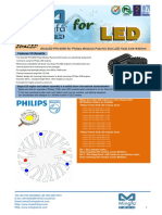 EtraLED-PHI-4850 For Philips Modular Passive Star LED Heat Sink