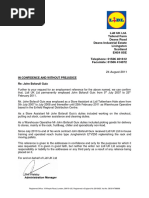 Lidl Enfield RDC Reference Letter PDF