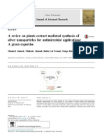 A Review on Plants Extract Mediated Synthesis Of