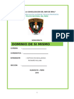 Monografia Dominio de Si Mismo