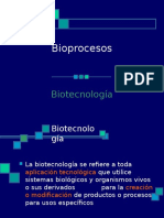 Bioprocesos: Introducción a la biotecnología y sus aplicaciones