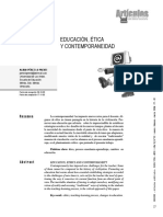 Educación, Ética y Contemporaneidad PDF