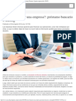 ¿Cómo financiar una empresa préstamo bancario o leasing  Finanzas  Apuntes empr.pdf