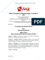 Ley 260 Organica Del Ministerio Público PDF