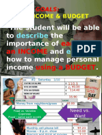 Web - 2016 - s1 - PF - Week 2 - Income Budget Day 3 Goals and Review Budget-Day 2-3 Exp