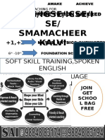 Cbse/Igse/Icse/I SE/ Smamacheer Kalvi: Soft Skill Training, Spoken English Japanese Lanaguage, Meditation