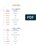 Vocabulary English1