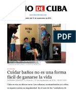 DDC Hoy: Cuidar Baños No Es Una Forma Fácil de Ganarse La Vida