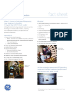 GE Energy Generator Test and Inspection Fact Sheet