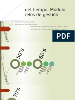 Línea Del Tiempo LLL Modelos de Gestión