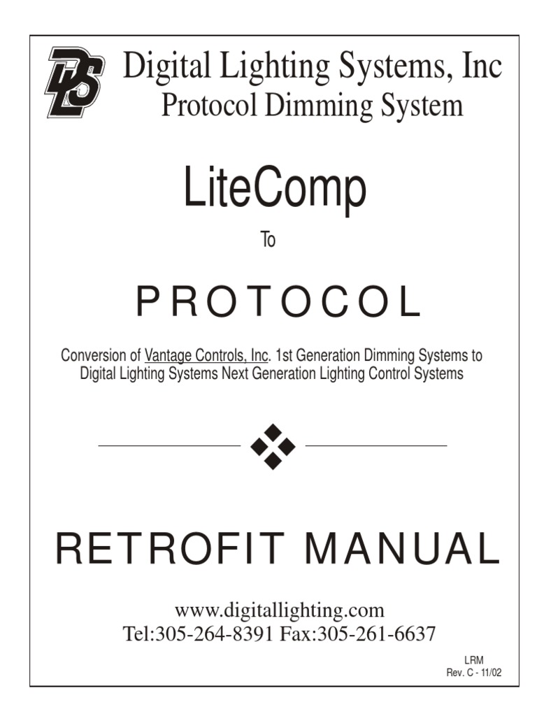 Digital Lighting Systems, Inc Protocol Dimming System PDF
