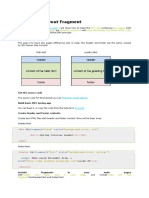 Thymeleaf Layout Fragment Using Header and Footer