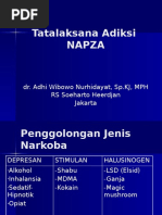 Download Tatalaksana Adiksi NAPZA-Intoksikasi-Adhi Wibowo Nurhidayat-PIT PDUI 2015 by NurcahyaKuswardhana SN323752445 doc pdf