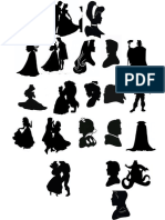 Disney Character Silhouettes 