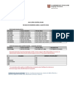 FECHAS Primer Semestre 2016