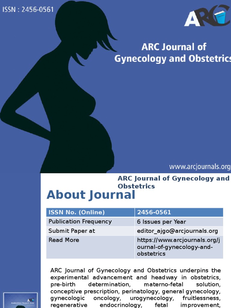 ARC Journal of Gynecology and Obstetrics Arc Journal Publishers