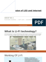 Li-Fi – a Fusion of LED and Internet