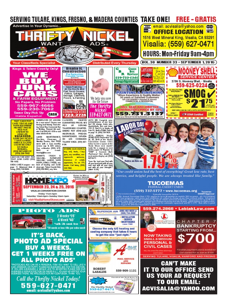 The Thrifty Nickel - 09-01-16 - Layout 1 | PDF