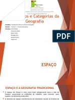 Conceitos e Categorias Da Geografia