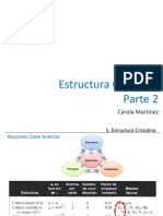 Clase 2 - EStructura Crsitalina Parte2