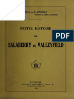 Petite Histoire de Salaberry de Valleyfield