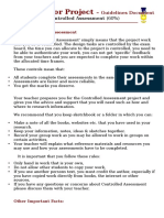 GCSE DT Project Guidelines (2015)