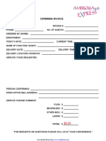 Blank Invoice Template 1