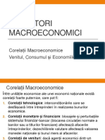 Indicatori Macroeconomici. Venit, Consum Si Economii