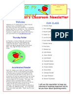 Mrs. Tidwell's 3rd Grade Classroom Newsletter