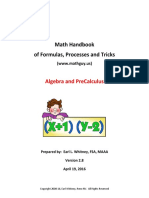 AlgebraHandbook Propedeutico
