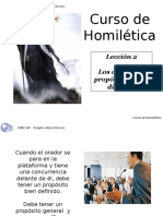 Técnicas de Elocuencia 2 (Homilética)