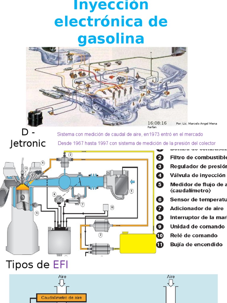 Won pedestal Modernización Capitulo 1 Sistema de Inyección Electrónica de Combustible | PDF | Memoria  del ordenador | Electrónica